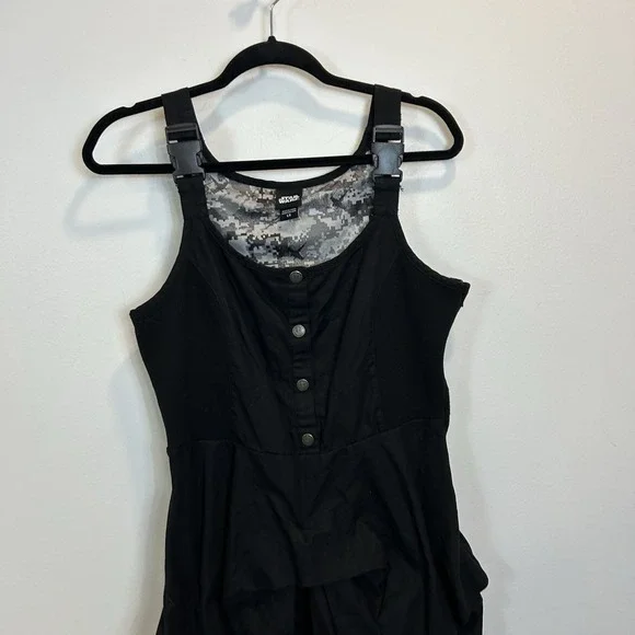 Hot Topic Star Wars Rogue One Rebel Alliance Flight Suit Asymmetrical Dress LRG - Picture 2 of 12